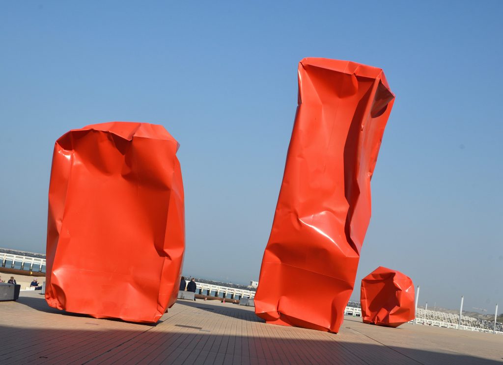 Triënniale Beaufort - Belgische kust -  Hedendaagse Kunst - fietsroute