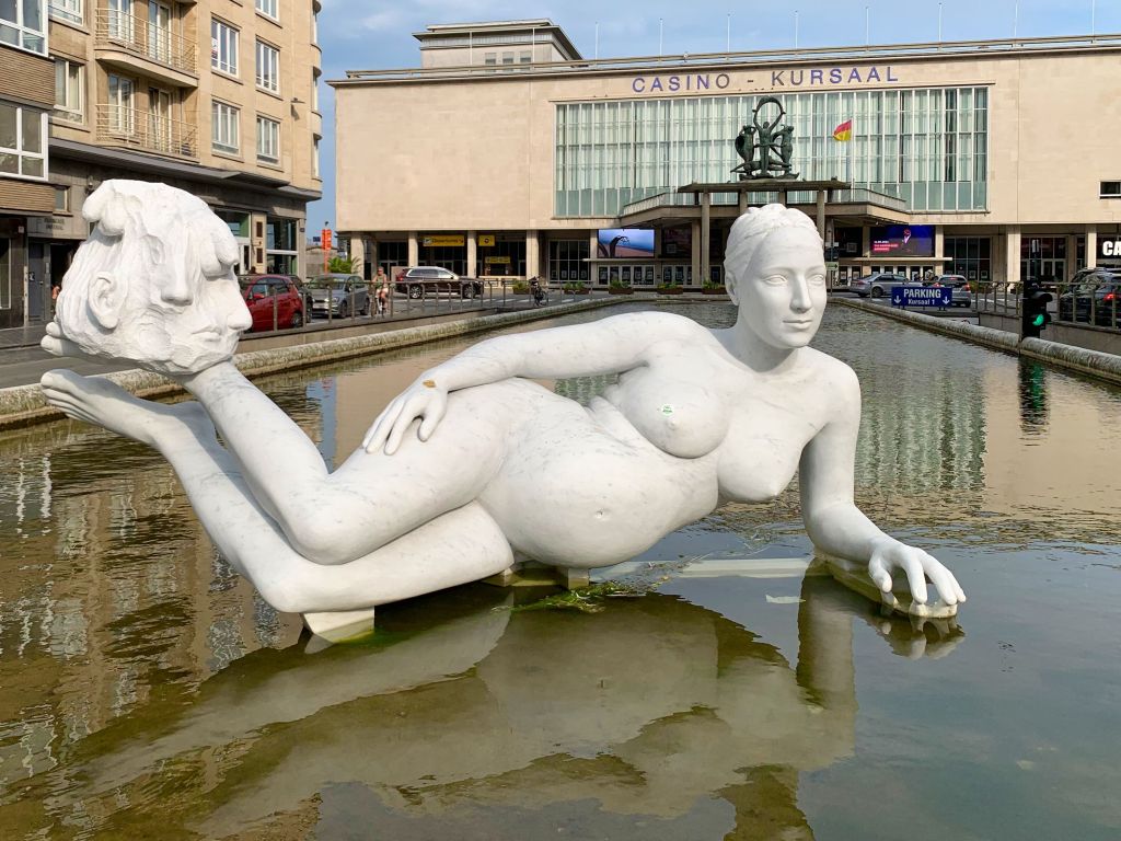 Triënniale Beaufort - Belgische kust -  Hedendaagse Kunst - fietsroute