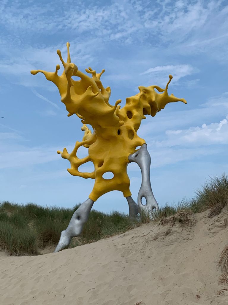 Triënniale Beaufort - Belgische kust -  Hedendaagse Kunst - fietsroute