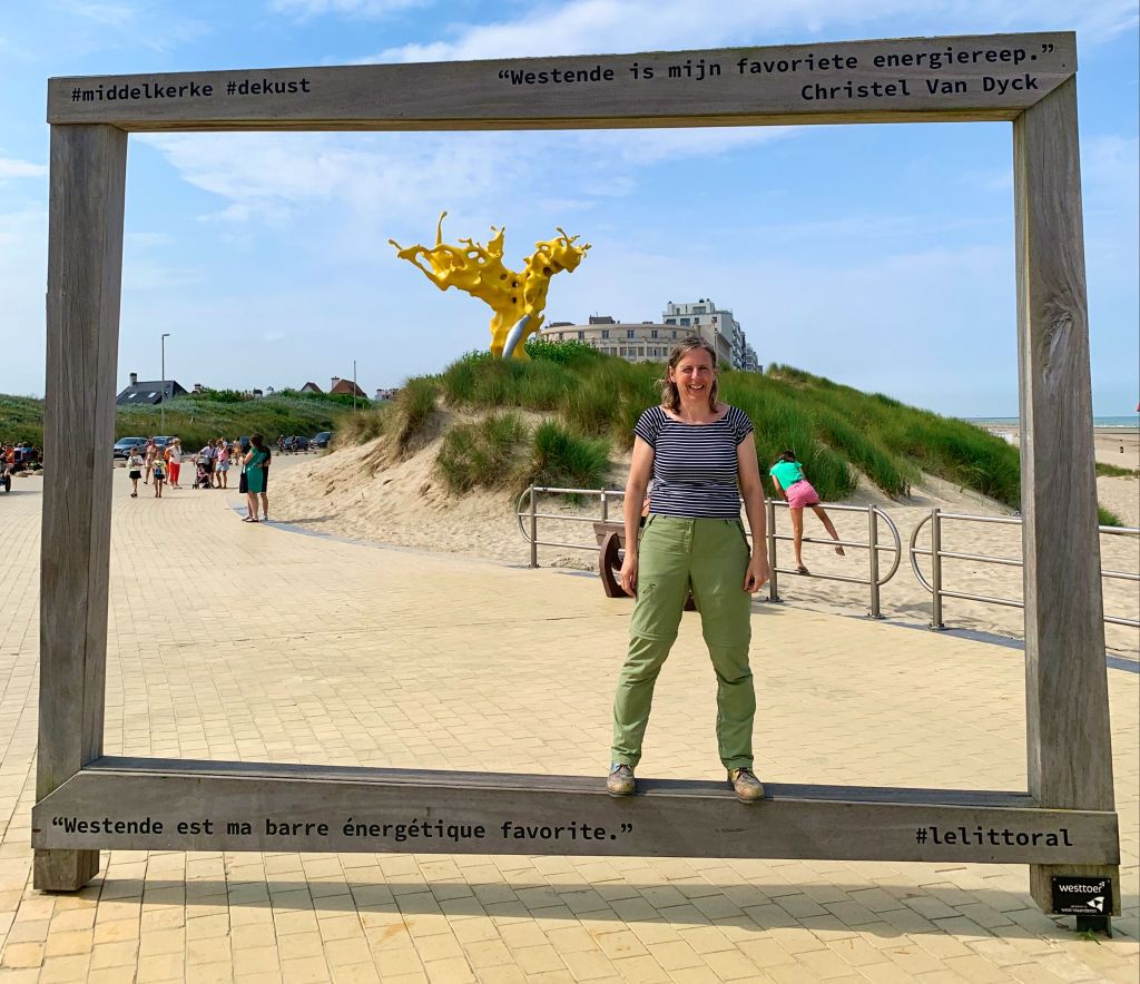 Triënniale Beaufort - Belgische kust -  Hedendaagse Kunst - fietsroute